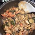 クックXFX63H☆'s cooksnap of when they made ズッキーニと鶏もものオーロラ炒め.