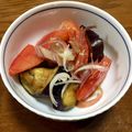 ゆかりちゃん☆'s cooksnap of when they made レンジでナスとトマトのマリネ.