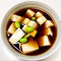 azbjbn's cooksnap of when they made 【農家のレシピ】枝豆入り冷やしだしやっこ.