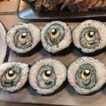 jeanko's cooksnap of when they made 節分に♪可愛いマイクのデコ巻き寿司☆.