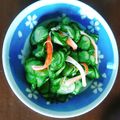 白雪マロン's cooksnap of when they made ★きゅうりと大葉とカニカマの酢の物.