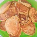 シャインマスカツト's cooksnap of when they made 離乳食☆卵不使用 ヨーグルトホットケーキ.