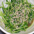 suzukachan's cooksnap of when they made 豆苗のからし和え.
