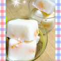 そら豆柴's cooksnap of when they made 製氷皿で簡単♡一口サイズの白くま風アイス.