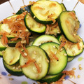 卵せんべい's cooksnap of when they made 香ばしさ漂う和風やみつきズッキーニ.
