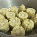 papikun's cooksnap of when they made とうもろこしの蒸し方.