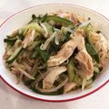 sofami's cooksnap of when they made 豆もやし・きゅうり・ささみのナムル.
