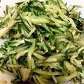 petokko's cooksnap of when they made みょうがときゅうりのナムル.