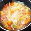 クック664ASM☆'s cooksnap of when they made ショルダーベーコンと野菜のコンソメスープ.