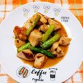 ﾁｲﾁｬﾝﾏﾏ's cooksnap of when they made ⭐︎アスパラとチキンの中華炒め.