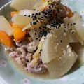 ユーロン's cooksnap of when they made 豚肉にひと手間！大根と豚バラ肉の味噌煮.