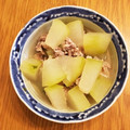 きじとら☆'s cooksnap of when they made 調味料は白だしのみ！豚肉と冬瓜の煮物.