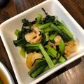 新米かーちゃん's cooksnap of when they made 小松菜とベビーホタテの塩昆布和え.