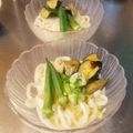 チコリママ's cooksnap of when they made 揚げ茄子のぶっかけうどん.