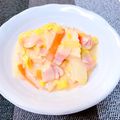☆３匹の子ぶた☆'s cooksnap of when they made 白菜厚揚げベーコンしめじのミルク煮.