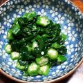 Ueda_ke's cooksnap of when they made おくらとモロヘイヤのだしじょうゆあえ.