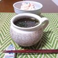 ダイナマイト漆黒's cooksnap of when they made あっという間にスープdeはるさめわかめ☆.