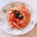 ナピト's cooksnap of when they made 胡瓜と春雨とハムで胡麻和え風サラダ.