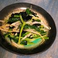 ふか谷's cooksnap of when they made ほうれん草ともやしの海苔ずあえ.