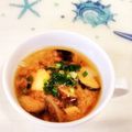 ももちゃんのれしぴ's cooksnap of when they made ゴマ油風味＊焼き葱と焼き茄子のお味噌汁.