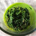 栗丸うさぎ's cooksnap of when they made ほうれん草のナムル.