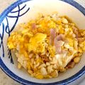 あつみ。。's cooksnap of when they made 激ウマ簡単ズボラ飯＊ベーコンたぬき玉子丼.