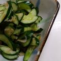 りんばたまま's cooksnap of when they made きゅうりと大葉干しエビの浅漬け☆.