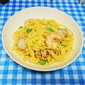 ととろ＆めい's cooksnap of when they made 枝豆の♪クリームパスタ！.