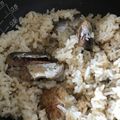 めいとねね's cooksnap of when they made サバ味噌缶で炊き込みごはん♪.