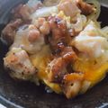 ☆yumi☆☆☆☆☆'s cooksnap of when they made 焼き鳥をリメイク！　夫が作るズボラ親子丼.