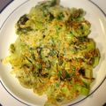 はにぴこ's cooksnap of when they made 大量消費■チンゲン菜と焼き海苔のチヂミ■.