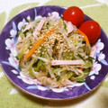 えれぼん's cooksnap of when they made 魚肉ソーセージともやしときゅうりのナムル.