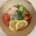zuruchiii's cooksnap of when they made さっぱり鶏だし冷製レモンそうめん☆.