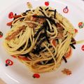 みずたぬき's cooksnap of when they made あまったひじき煮でリメイクスパゲッティ.