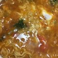 ﾌﾞﾚﾝﾀﾞ's cooksnap of when they made あんかけかき玉辛ラーメン♪.
