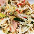 ハニイとムサシ's cooksnap of when they made レンジで簡単★もやしときゅうりのサラダ.