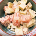 ＊ママクックスター＊'s cooksnap of when they made サーモンと胡瓜のマヨワサビ醤油和え.
