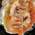 ⭐つきあかり⭐'s cooksnap of when they made 鮭のホイル焼き（白ワイン蒸し）.