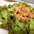 E♡♡♡♡'s cooksnap of when they made ✿レタスと鶏皮でボリュームサラダ✿.