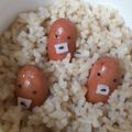あかちん´∀｀'s cooksnap of when they made リトルもぐらさんべんと。＊キャラ弁＊.