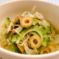 クックLDX6TD☆'s cooksnap of when they made ゴーヤとセロリと茗荷と玉ねぎサラダ.