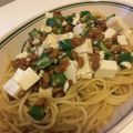 ゆいまーるん's cooksnap of when they made 何故に店にない！激うまオクラ納豆豆腐スパ.