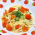 hanemakoo's cooksnap of when they made トマトとバジルのパスタ.