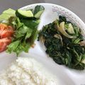 KT614's cooksnap of when they made ホウレン草としめじと玉葱☆バタ醤炒め.