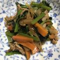 キ＊ラ's cooksnap of when they made ツルムラサキのオイスターソース炒め.