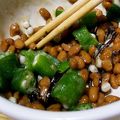 ミニマフィン's cooksnap of when they made 納豆・オクラの塩昆布和え.