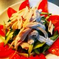 ころころころころ～♪'s cooksnap of when they made レンジでとり胸肉の棒々鶏！(焼肉のたれ).