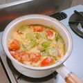 リサヤナギ's cooksnap of when they made すぐできる！トマトとレタスのかき玉スープ.