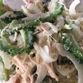 クックノンパパ's cooksnap of when they made 子供も食べれるゴーヤのサラダ.