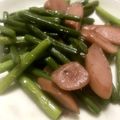 クックTSILSL☆'s cooksnap of when they made ニンニクの芽とウインナーの炒め物.